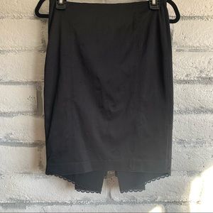 Black bebe pencil skirt (2)